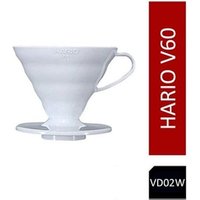 Hario V60 Plastic Coffee Dripper White - Size 02 VD-02W