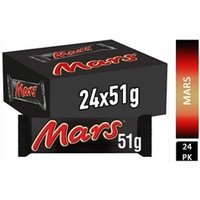 Mars Bars Pack 24s 51g Bars NWT289