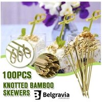 Bamboo Knotted Skewers 12cm Pack 100s