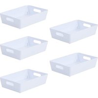Wham White Rectangular Studio Basket 4.01 2 Litre NWT3879