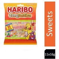 Haribo Tangfastic Minis Multipack Bag 176g Pack 11 Mini Bags - 0401144