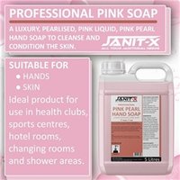Janit-X Professional Luxury Pink Pearlized Hand Soap 5L Refill Bottle