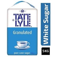 Tate & Lyle 5kg Granulated White Sugar Paper Bag Tate & Lyle 5kg Granulated White Sugar Paper Bag