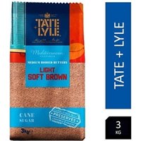 Tate & Lyle Light Soft Brown Sugar 3kg - PACK (4) Tate & Lyle Light Soft Brown Sugar 3kg - PACK (4)