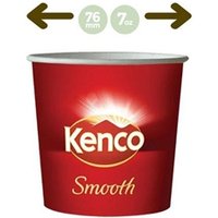 Kenco In-Cup Smooth Roast Black 7oz x 25s, 76mm NWT2002