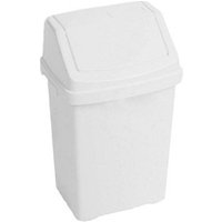Wham Casa White Swing Bin 8 Litre NWT4930