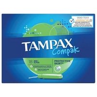 Tampax Compact Super Applicator Tampons Box x18 Pack 6 - 31392 61732RG