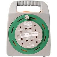 4 Socket Extension Cable Reel 20m