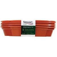 Stewart 5-6inch Flower Pot Saucer Pack 5’s - PACK (10) Stewart 5-6inch Flower Pot Saucer Pack 5’s - PACK (10)