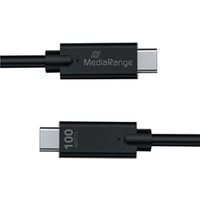 MediaRange USB Type C Cable Charge and Sync USB 3.1 1.2m Black MediaRange USB Type C Cable Charge and Sync USB 3.1 1.2m Black