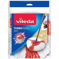 Vileda Turbo 2In1 Easywring&Clean Mop Replacement Heads Pack Of 1