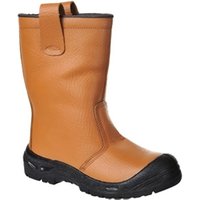 Portwest Steel Leather Rigger Boot S3 SR 41 Tan POW22108