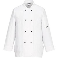 Portwest Rachel Womens Chefs Jacket L/S S White