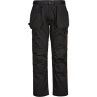 Portwest WX2 Eco Stretch Holster Trousers 46 Blk POW37963