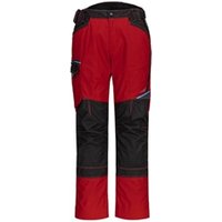 Portwest WX3 Work Trousers 30 Deep Red POW38253