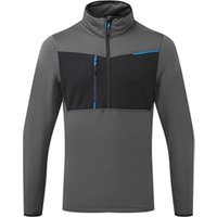 Portwest WX3 Half Zip Tech Fleece S Metal Gry POW38780