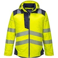 Portwest PW3 Hi Vis Winter Jacket M YellowNavy POW30240