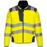 Portwest PW3 Hi Vis Softshell 3L XL YellowGry POW34680