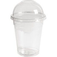 eGreen Flexy - Glass Recyclable Domed Lids For Half Pint and Hi Ball Glasses With Hole 77mm (1000 Pack)