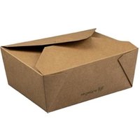 Vegware Compostable Paperboard Food Boxes No.8 1300ml / 46oz (300 Pack)
