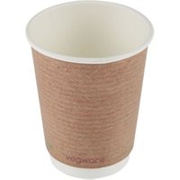 Vegware Compostable Coffee Cups Double Wall 340ml / 12oz (500 pack)