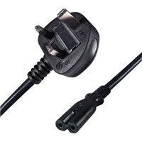 connektgear 2m UK Mains Power Cable - UK Plug to C7 (Figure 8) Socket