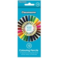 Classmaster Colouring Pencils Assorted Pack of 12 CPW12 EG60067