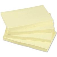 Office Re-Move Notes Repositionable Pad of 100 Sheets 76x127mm Yellow