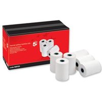 Office Thermal Printer Rolls Single-ply W57xD55xCore12.7mm 40m Pack 20