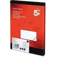 Office Addressing Labels Inkjet 8 per Sheet 99.1x67.7mm White 800