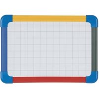 Bi-Office Schoolmate Laptop Non-Magnetic Double PlainGrid Plastic Trim