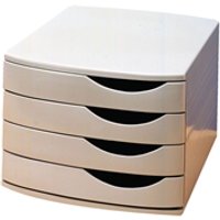 Jalema 4 Drawer Desktop Set Grey A6862-541 Jalema 4 Drawer Desktop Set Grey A6862-541