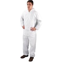 UK Office Direct Large White NonWoven Coverall DC03