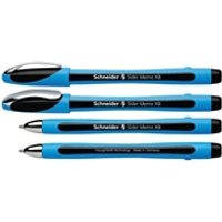 Schneider Slider Memo XB Ballpoint Pen Large Black Pack of 10 150201