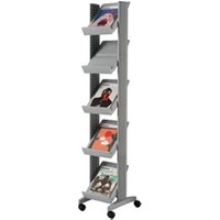 Fast Paper Mobile Literature Display Silver 259N.35 MF88056