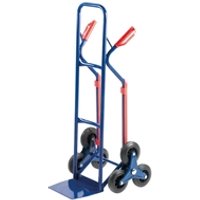 Stairclimber with Skids 3 Star Wheels Steel 60150kg Blue GI370Y
