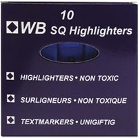 Euroffice Enjoy 21% Discount on a Pack of 10 Blue HiGlo Highlighter Pens