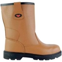 Tuffking Glacier Safety Rigger Boot Steel Toecap Tan 10 GNS90500