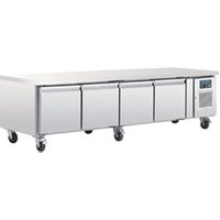 Polar U-Series Four Door Chef Base Counter Fridge