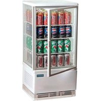 Polar C-Series Energy Efficient Display Fridge White 68Ltr