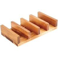 Olympia Acacia Wood Taco Stand