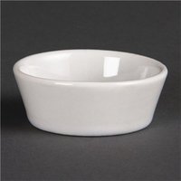 Olympia Whiteware Sloping Edge Bowls 50mm (12 Pack)