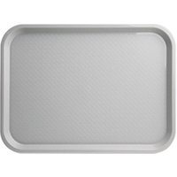 Olympia Kristallon Polypropylene Fast Food Tray Grey Medium 415mm