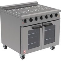 Falcon Dominator One Series 6 zone Induction Range on Castors E163i