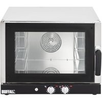 Buffalo Convection Oven with Humidity 4x GN 1/1 Single Phase