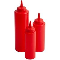 Beaumont Squeeze Sauce Bottle Red 12oz
