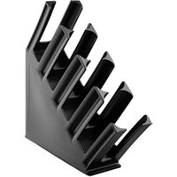 Olympia Kristallon Cup Holder 4 - Slots Polypropylene Black