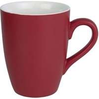 Olympia Matt Pastel Mug Red 340ml (Pack of 6)