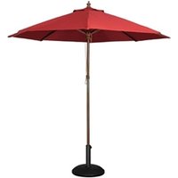 Bolero Round Parasol 2.5m Diameter Red
