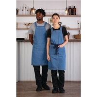 Southside Denim Bib Apron Light Blue